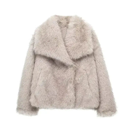 Damen Kurzjacke Mit Betontem Kragen