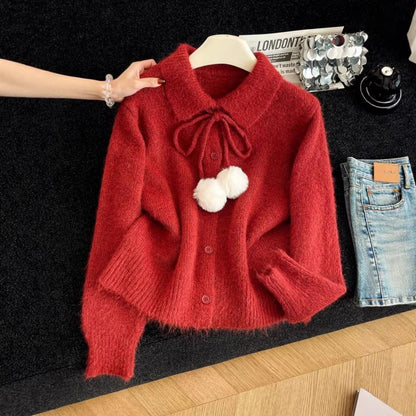 Damen Strickjacke Großkragen Norvielle - Norvielle