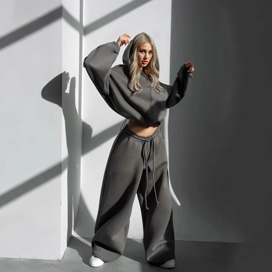 Damen Cropped Hoodie Lässig Elegant Norvielle - Norvielle