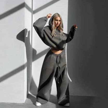 Damen Cropped Hoodie Lässig Elegant Norvielle - Norvielle