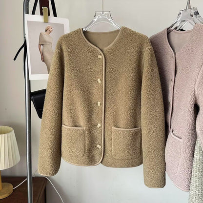 Damen Strickjacke mit Knöpfen und Taschen Norvielle
