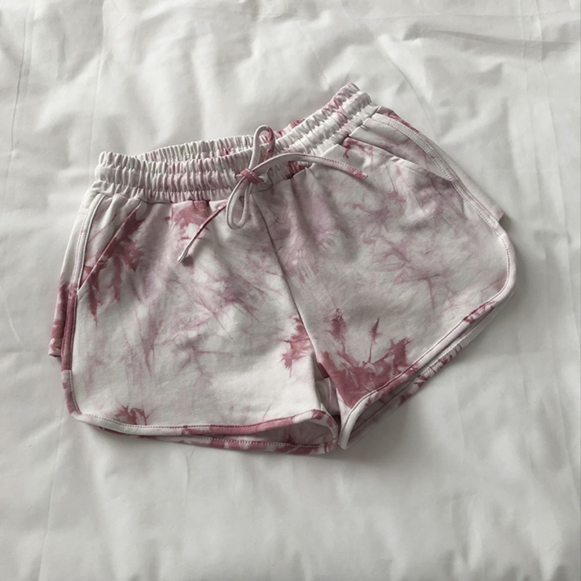 Damen Sweatshorts Batikdesign Bequem