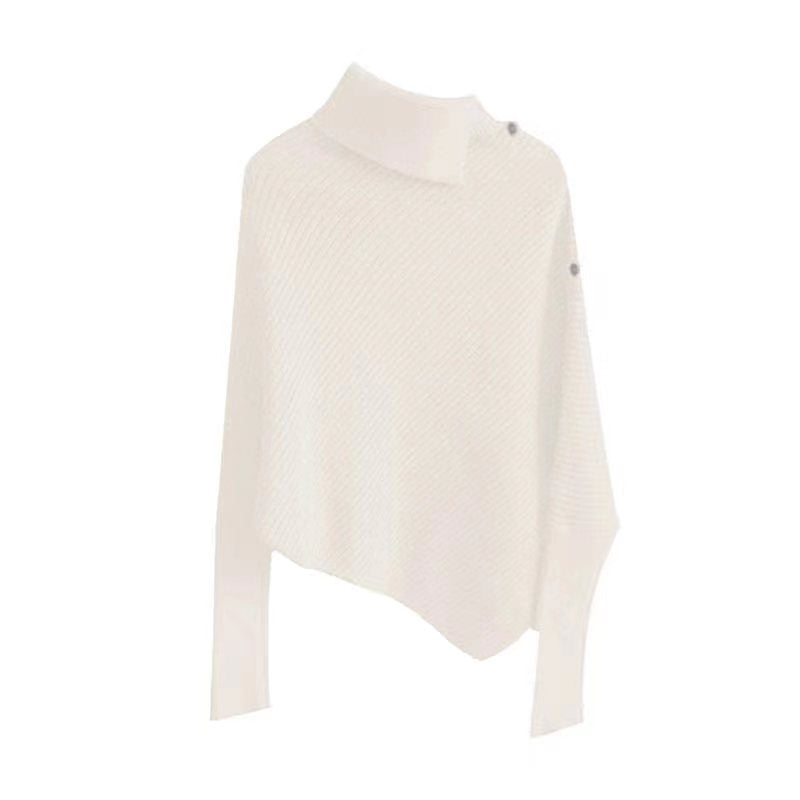 Damen Oversized Pullover Asymmetrischer Saum Norvielle