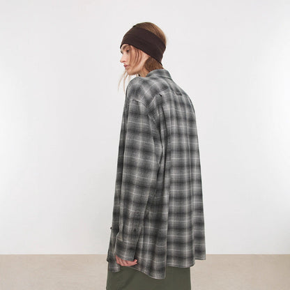 Damen Langarmhemd Karomuster Modern Norvielle