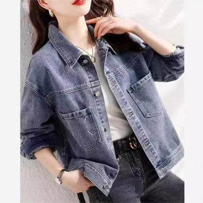 Damen Oversized Jeansjacke Norvielle