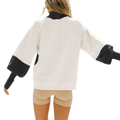 Damen Sweatshirt Glitzermotiv Norvielle