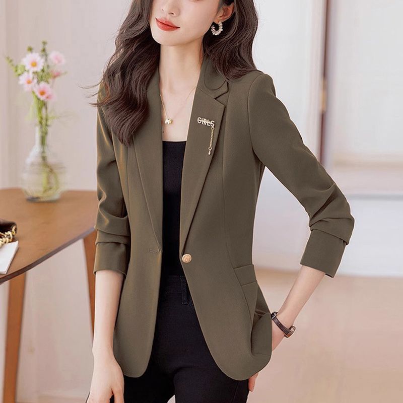 Damen Blazer Leicht Tailliert Norvielle