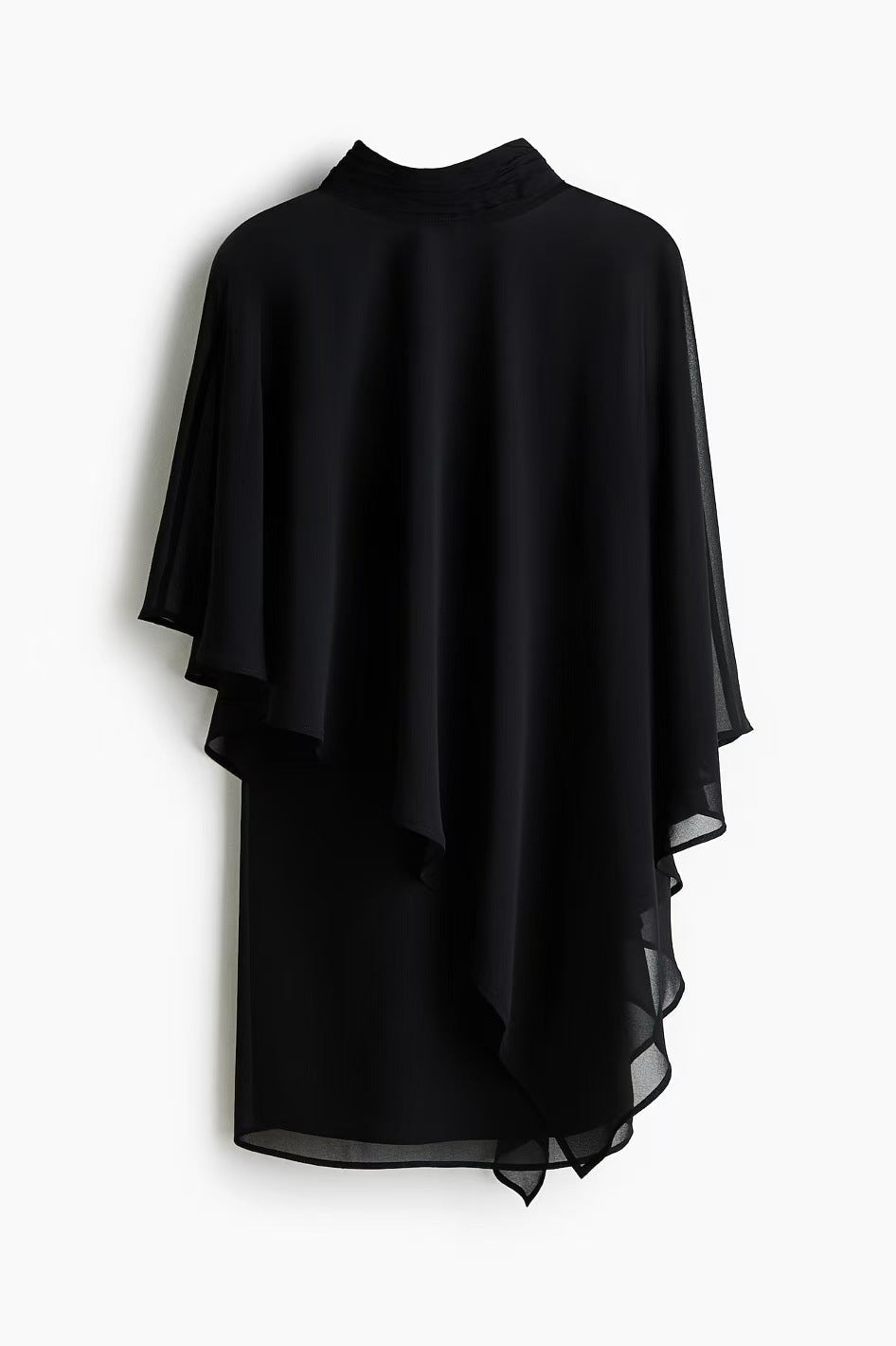 Damen Chiffon-Tunika Asymmetrisch Fließend Norvielle