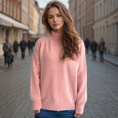 Damen Rollkragenpullover Weich Norvielle - Norvielle