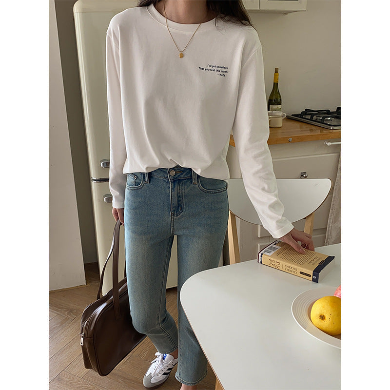 Damen Longsleeve Oberteil Norvielle Lässig