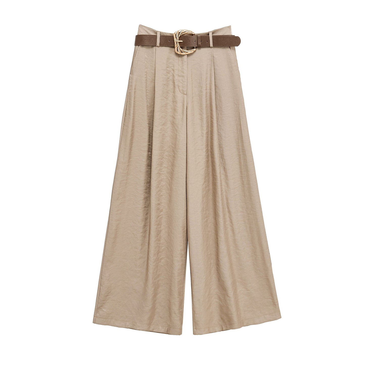 Damen Weite Culotte mit Gürtel Norvielle