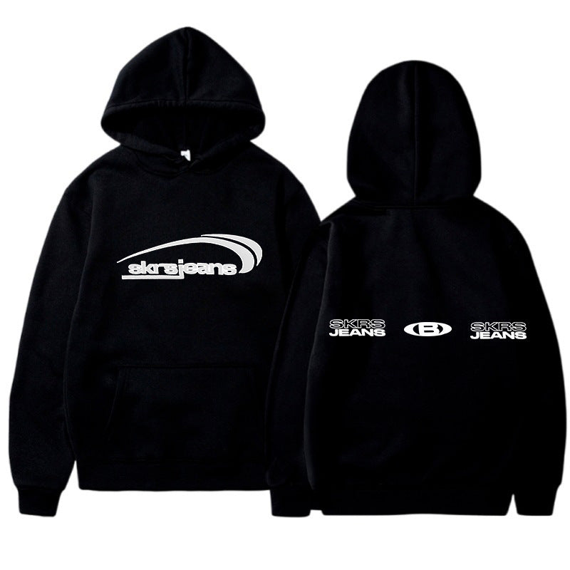 Damen Kapuzensweater Modernes Logo-Design Kängurutaschen Norvielle