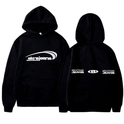 Damen Kapuzensweater Modernes Logo-Design Kängurutaschen Norvielle