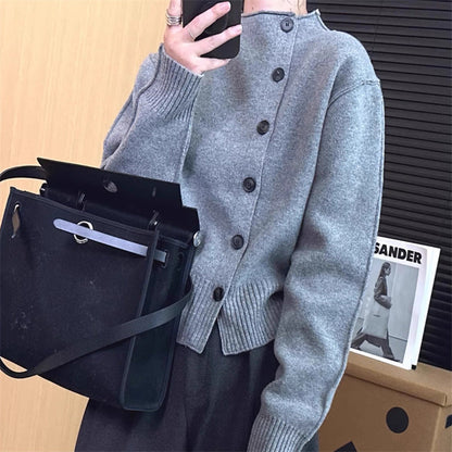 Damen Strickjacke Voluminöse Ärmel Norvielle - Norvielle
