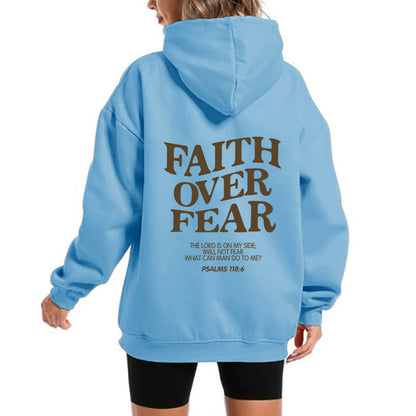 Damen Kapuzensweater Bequem Motivierender Schriftzug Norvielle