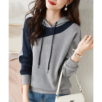 Damen Hoodie Strukturiertes Design Norvielle