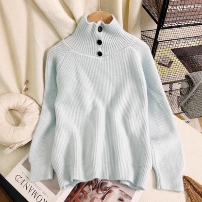 Damen Rollkragenpullover Weiches Strickmaterial Norvielle