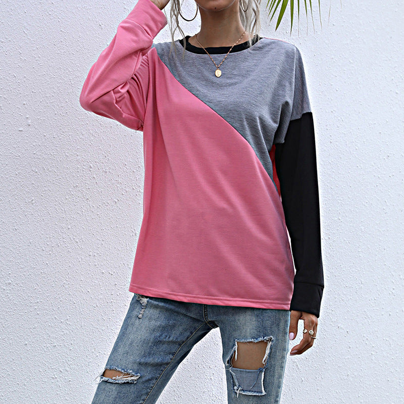 Damen Sweatshirt Kontrastfarben Norvielle - Norvielle