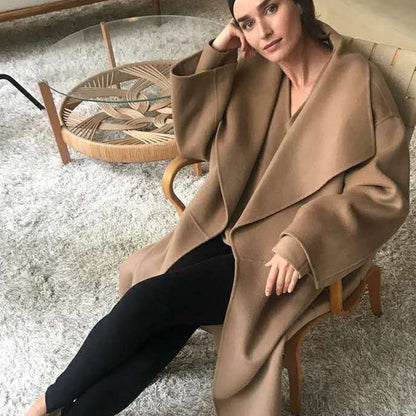 Damen Oversize-Mantel Offener Vorderteil Norvielle - Norvielle