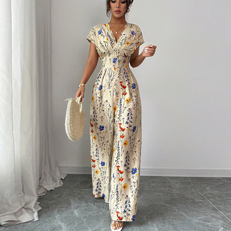 Damen Maxikleid Floralmuster Norvielle