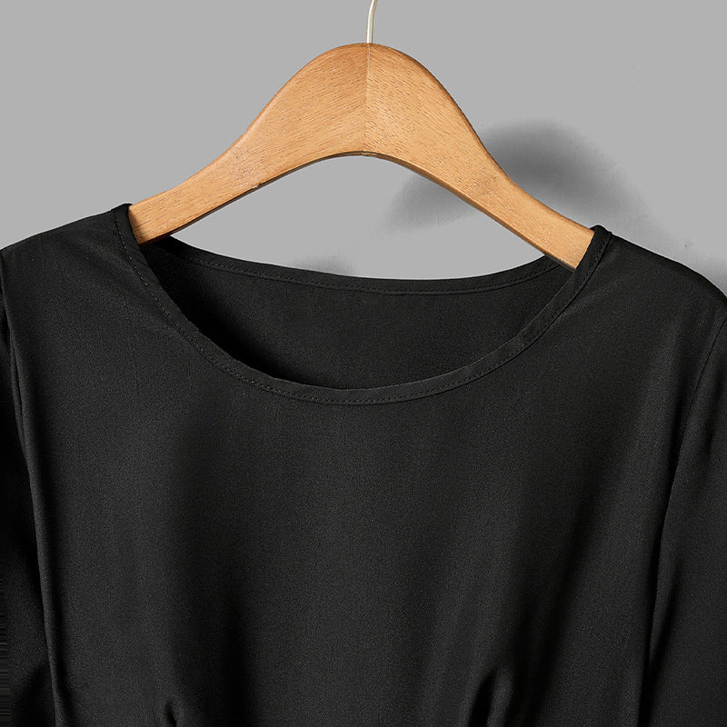 Damen Rüschendesign Eleganter Schnitt