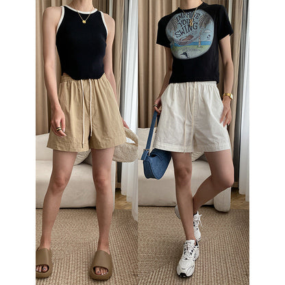 Damen T-Shirt und Shorts Set mit Grafiken Norvielle - Norvielle