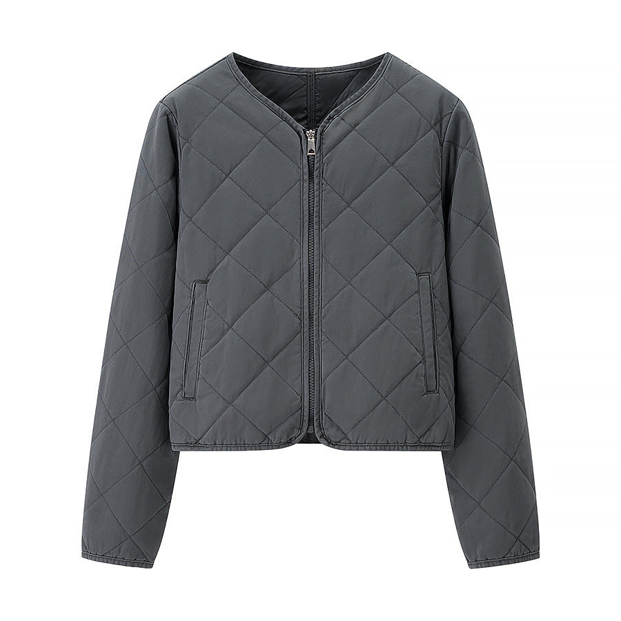 Damen Steppjacke Praktische Taschen Moderner Schnitt Norvielle