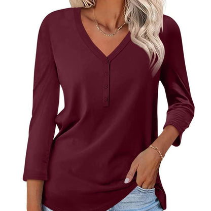 Damen Langärmliges V-Ausschnitt Shirt Norvielle wird zu:
Norvielle - Norvielle