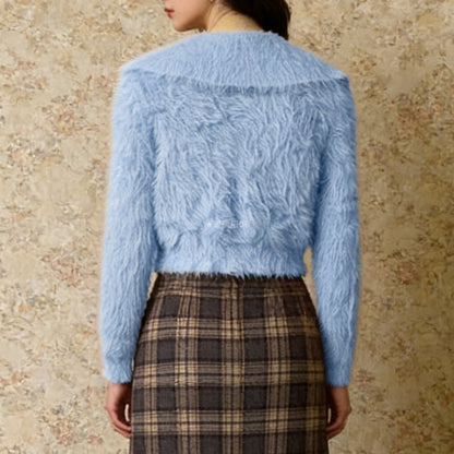 Damen Kurzjacke Flauschig Norvielle