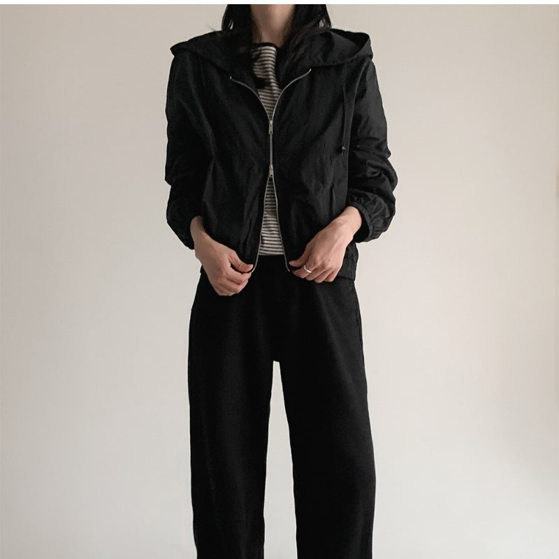 Damen Übergangsjacke mit Kapuze Elastisch Norvielle
