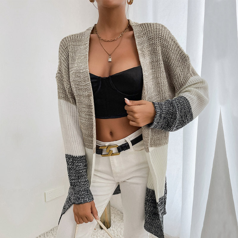 Damen Strickjacke Farbverlauf Lässiger Schnitt Norvielle - Norvielle