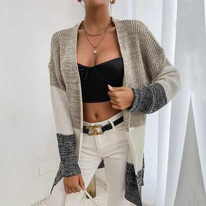 Damen Strickjacke Farbverlauf Lässiger Schnitt Norvielle - Norvielle