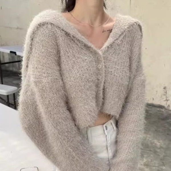 Damen Pullover V-Ausschnitt Kuschelfaser Moderner Schnitt