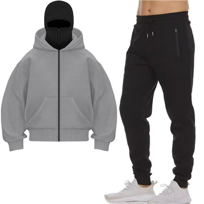 Damen Hoodiejacke Sweatjacke Norvielle Mit Reißverschluss und großen