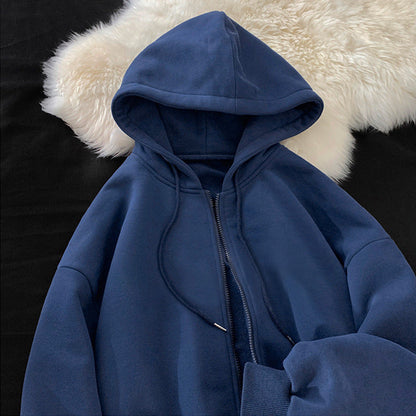 Damen Kapuzen-Sweatjacke Ergonomisch Reißverschluss