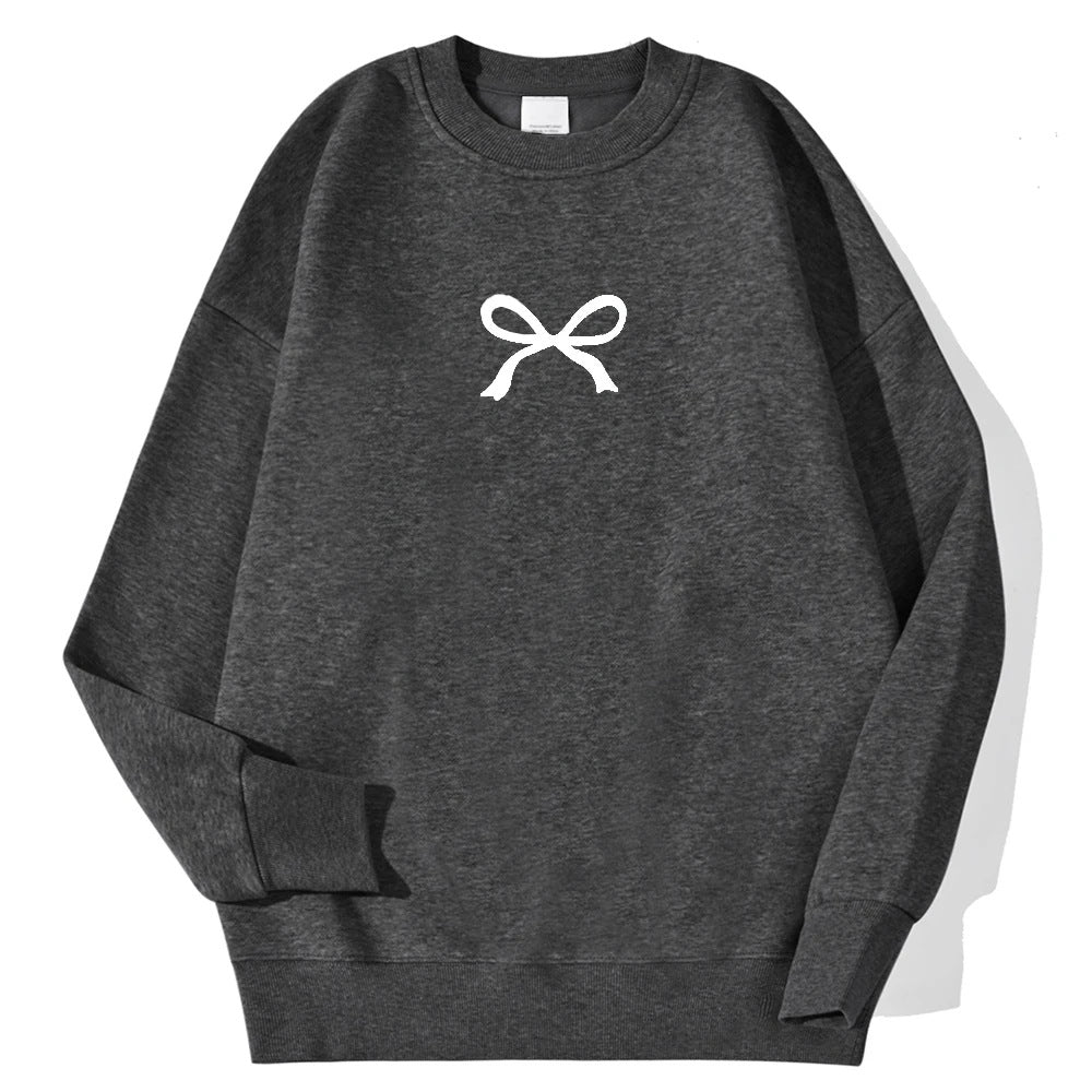 Damen Sweatshirt mit Schleifenmotiv Norvielle