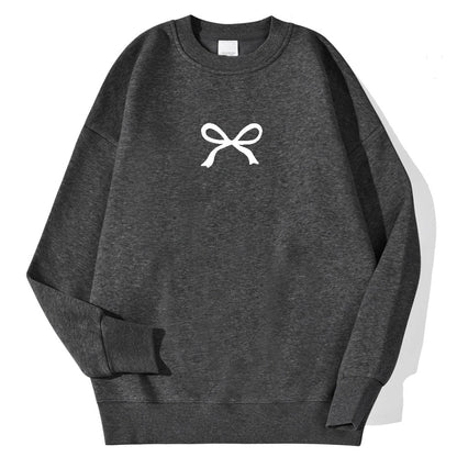 Damen Sweatshirt mit Schleifenmotiv Norvielle