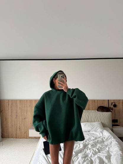 Damen Oversized Kapuzenpullover Lässiger Schnitt