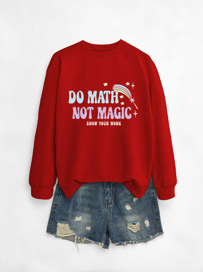 Damen Sweatshirt Mathematik Motiv Norvielle