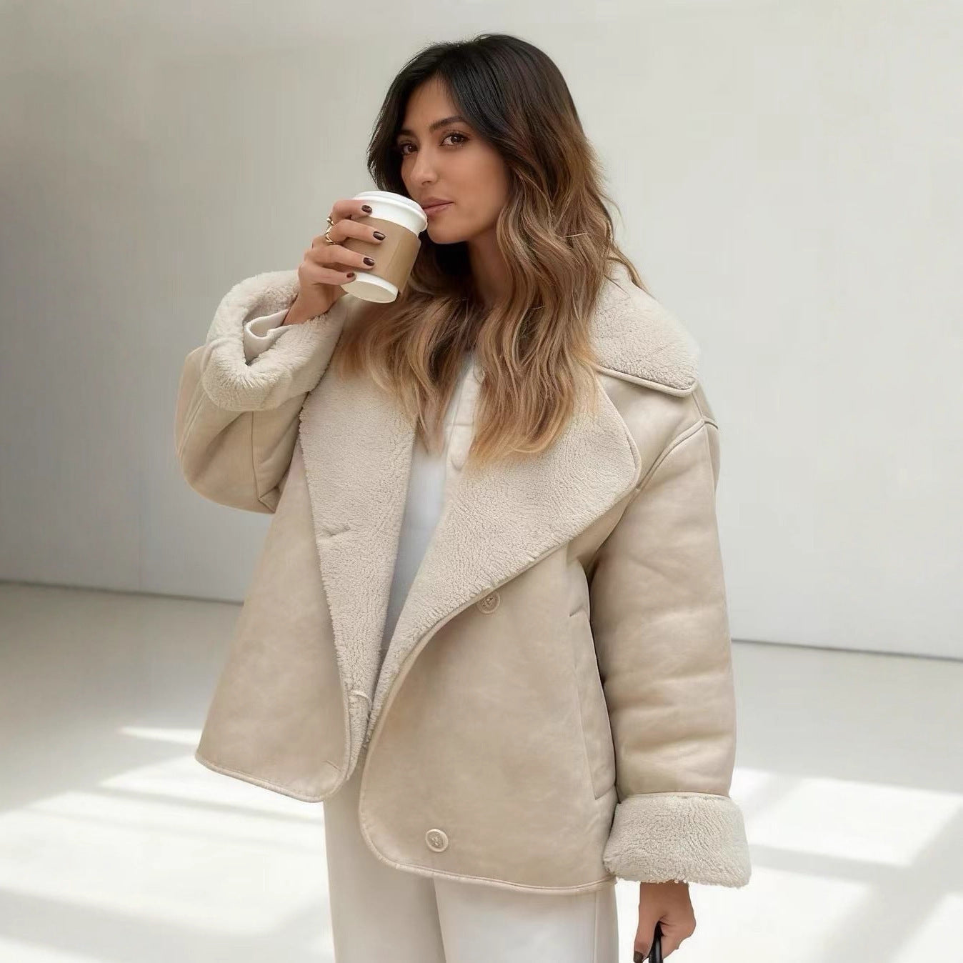 Damen Fleecejacke Weiches Innenfutter Norvielle - Norvielle