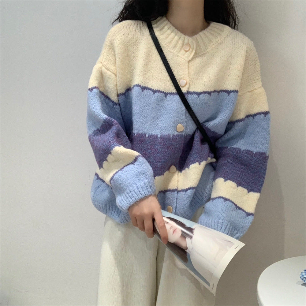 Damen Strickcardigan Gemustert Norvielle