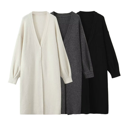 Damen Oversized Strickmantel Großmaßige Strickware Norvielle - Norvielle