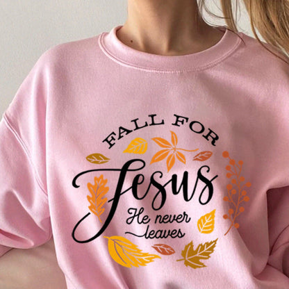 Damen Sweatshirt Weiches Innenfutter Herbstmotiv Norvielle