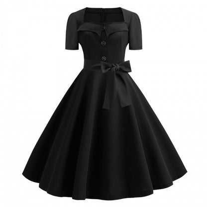 Damen Swingkleid Tailliert Norvielle