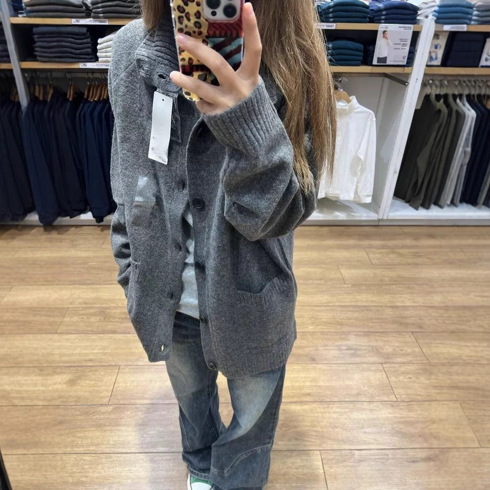 Damen Strickjacke Übergroß Mit Taschen Norvielle - Norvielle