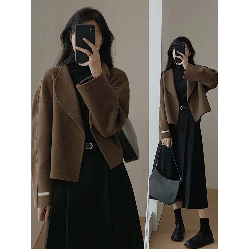 Damen Kurzjacke Norvielle Modisch Schnitt Detailnähte - Norvielle