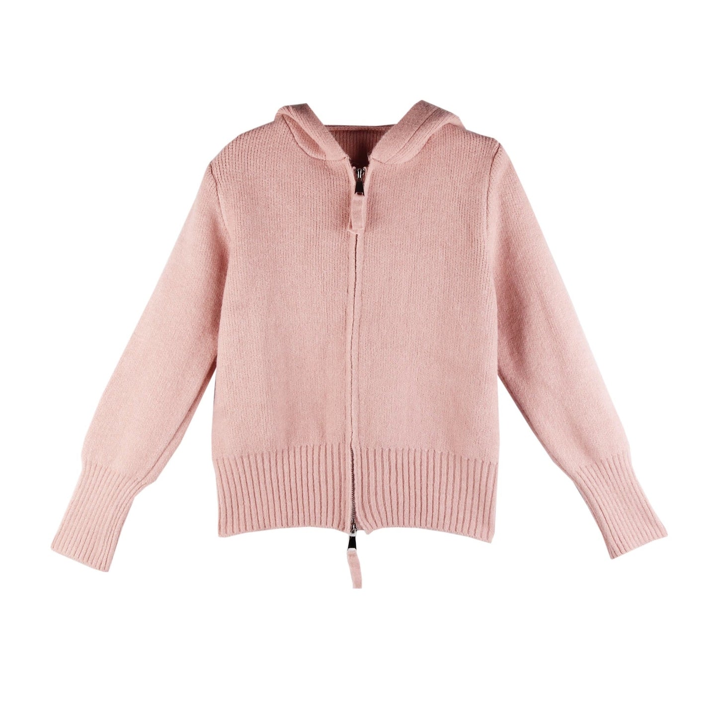 Damen Strickjacke Mit Hoodie Reißverschluss Leicht Norvielle