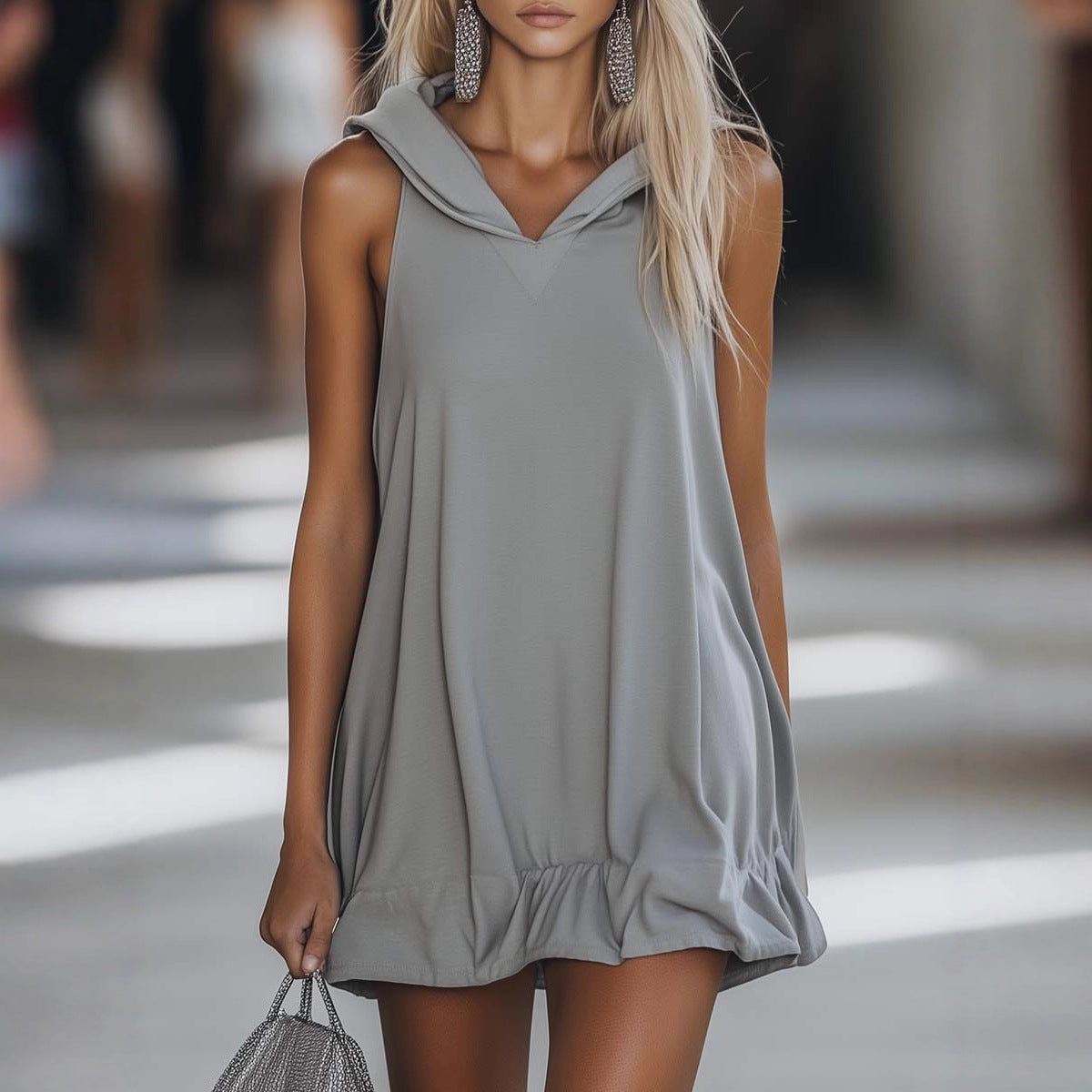 Damen Kapuzenkleid Norvielle - Norvielle
