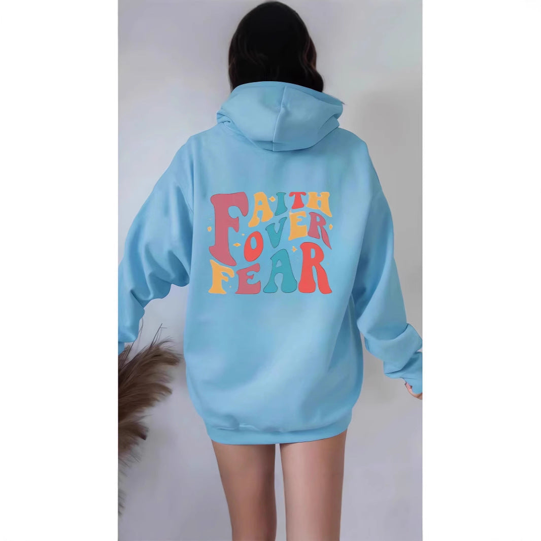 Damen Kapuzenpullover Mit Grafikdetails