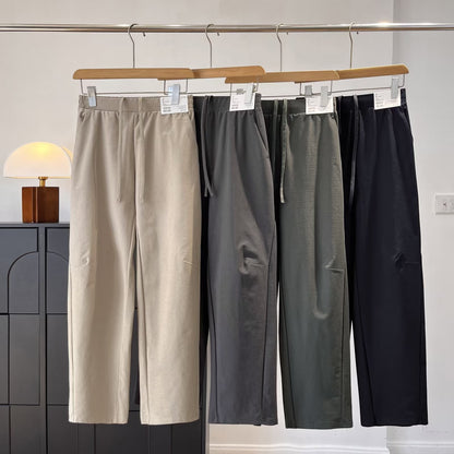 Damen Chino-Hose Elastischer Bund Beige - Norvielle